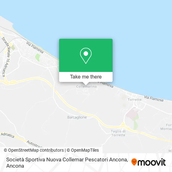 Società Sportiva Nuova Collemar Pescatori Ancona map