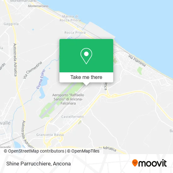 Shine Parrucchiere map