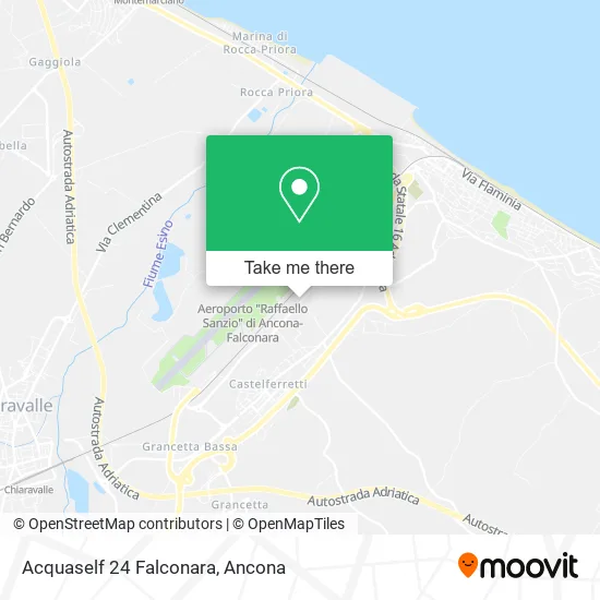 Acquaself 24 Falconara map