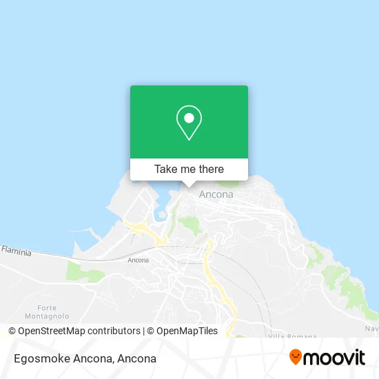 Egosmoke Ancona map
