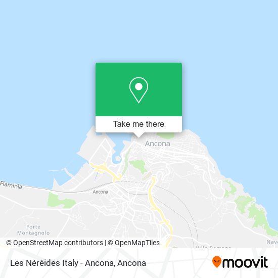 Les Néréides Italy - Ancona map