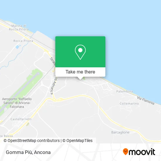 Gomma Più map