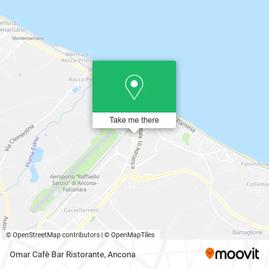 Omar Cafè Bar Ristorante map