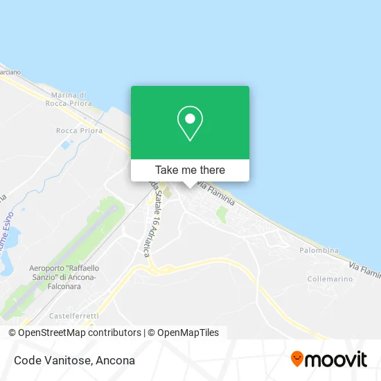 Code Vanitose map
