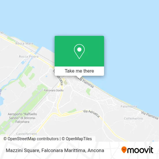 Mazzini Square, Falconara Marittima map