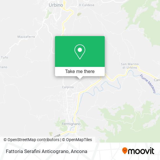 Fattoria Serafini Anticograno map