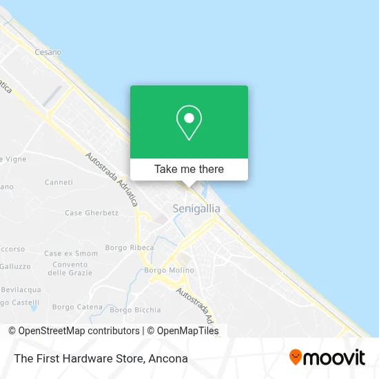 The First Hardware Store map