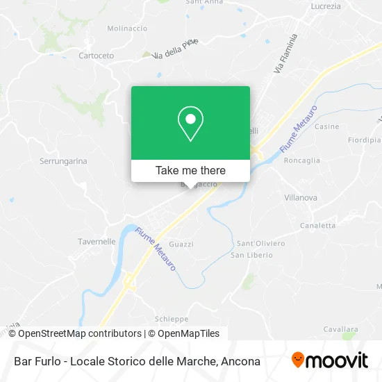 Bar Furlo - Locale Storico delle Marche map