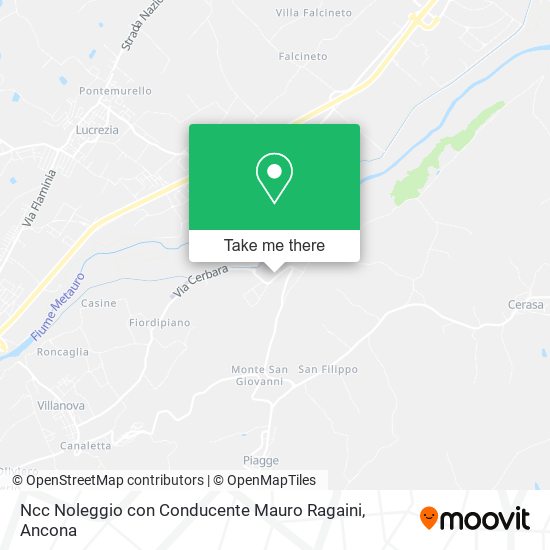 Ncc Noleggio con Conducente Mauro Ragaini map