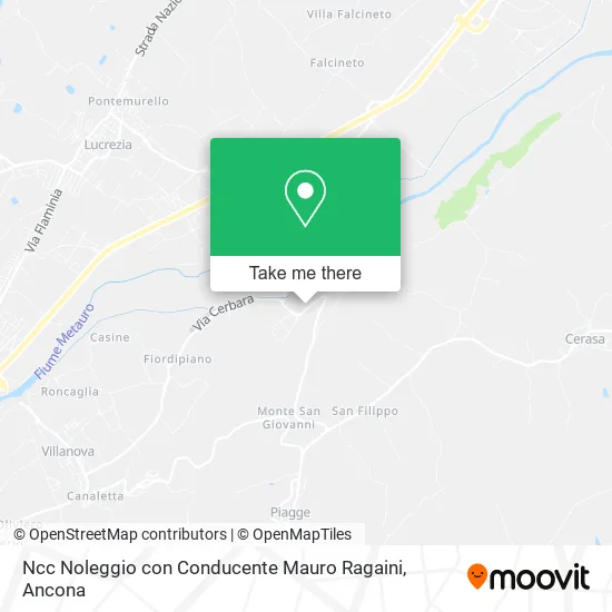Ncc Noleggio con Conducente Mauro Ragaini map