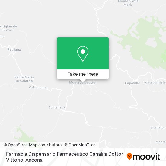 Farmacia Dispensario Farmaceutico Canalini Dottor Vittorio map