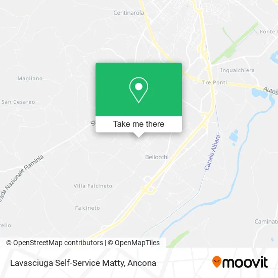 Lavasciuga Self-Service Matty map