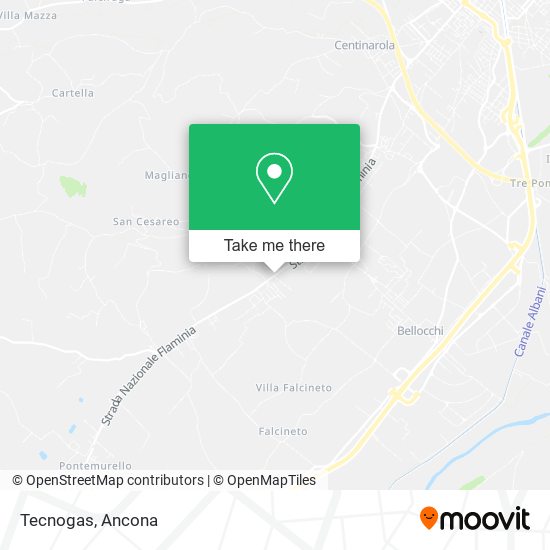 Tecnogas map