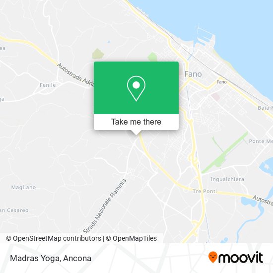 Madras Yoga map