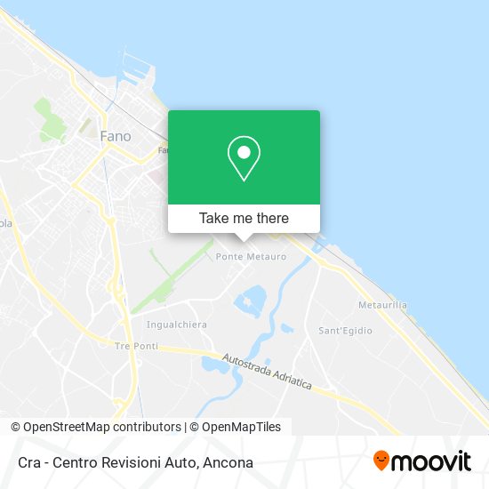 Cra - Centro Revisioni Auto map