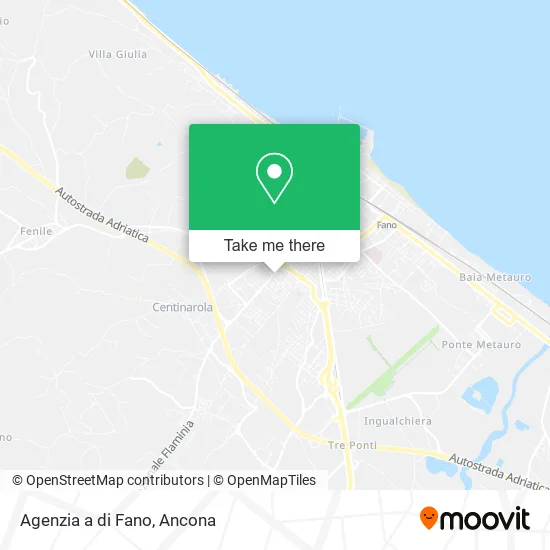 Agenzia a di Fano map