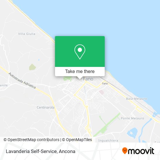 Lavanderia Self-Service map