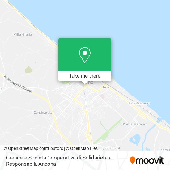 Crescere Società Cooperativa di Solidarietà a Responsabili map