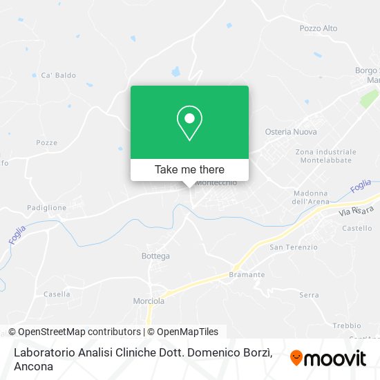 Laboratorio Analisi Cliniche Dott. Domenico Borzì map