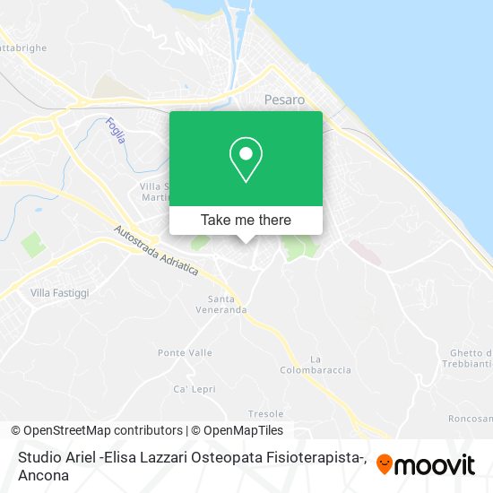 Studio Ariel -Elisa Lazzari Osteopata Fisioterapista- map