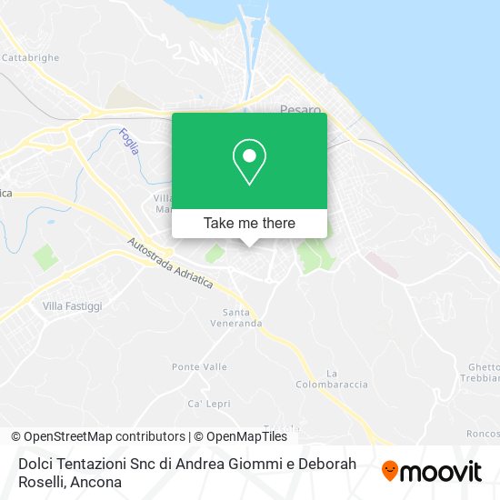 Dolci Tentazioni Snc di Andrea Giommi e Deborah Roselli map