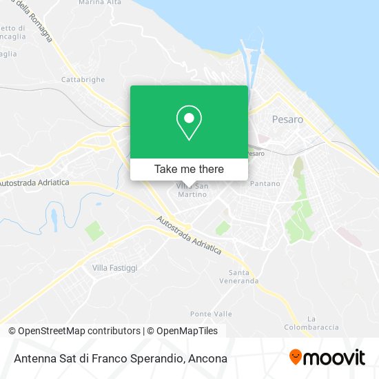 Antenna Sat di Franco Sperandio map