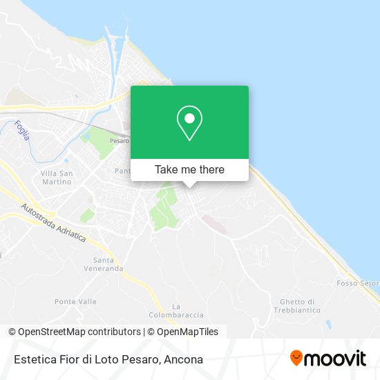 Estetica Fior di Loto Pesaro map