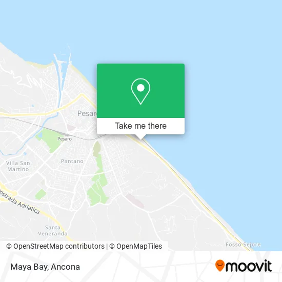 Maya Bay map