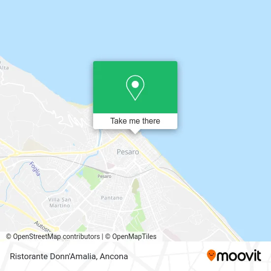 Restaurant Donn'Amalia map