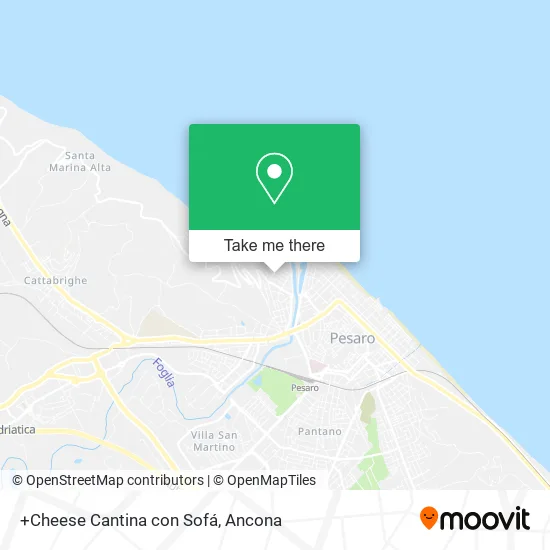 +Cheese Cantina con Sofá map