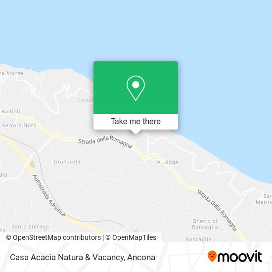 Casa Acacia Natura & Vacancy map