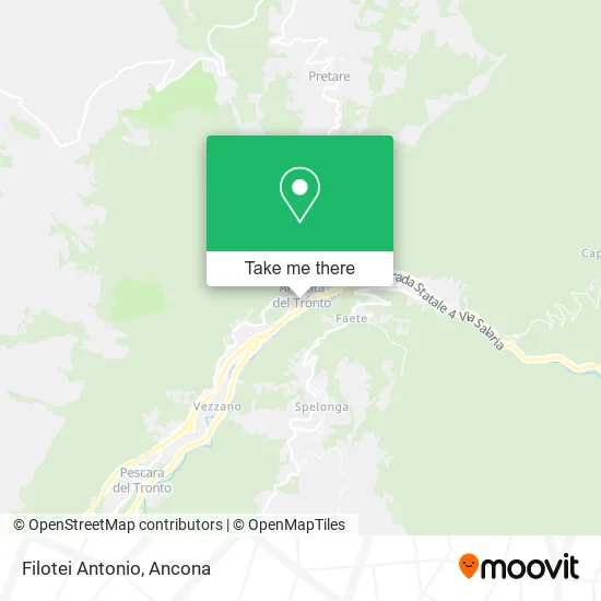 Filotei Antonio map