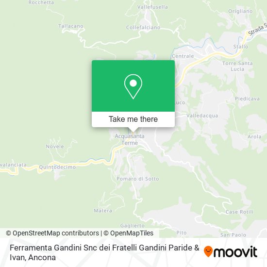 Ferramenta Gandini Snc dei Fratelli Gandini Paride & Ivan map