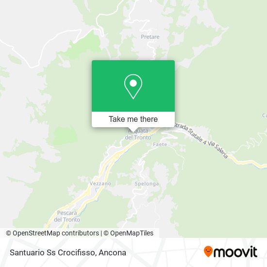 Santuario Ss Crocifisso map
