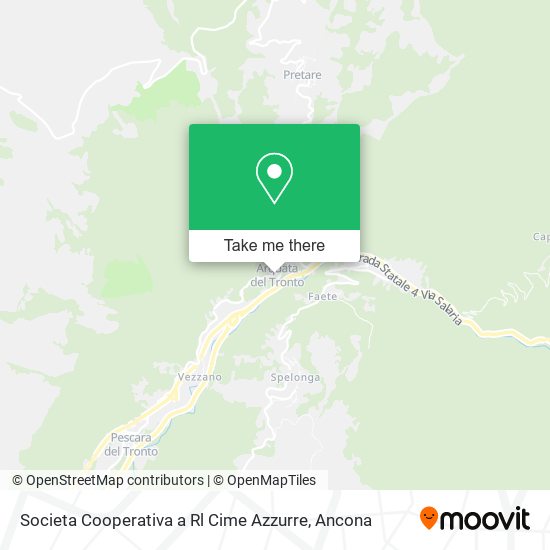 Societa Cooperativa a Rl Cime Azzurre map