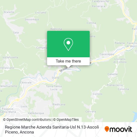 Regione Marche Azienda Sanitaria-Usl N.13-Ascoli Piceno map