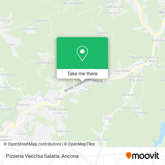Pizzeria Vecchia Salaria map