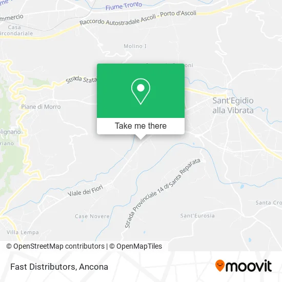 Fast Distributors map