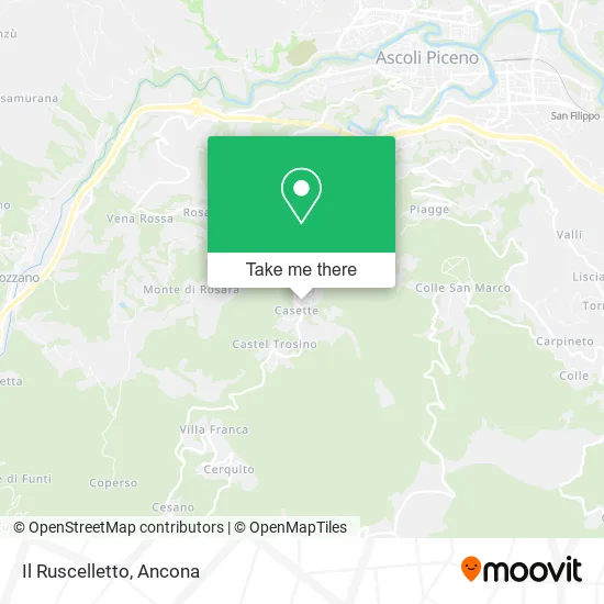 Il Ruscelletto map