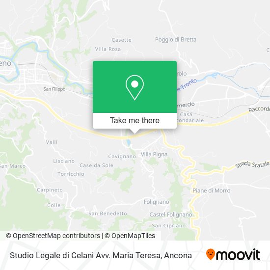 Studio Legale di Celani Avv. Maria Teresa map