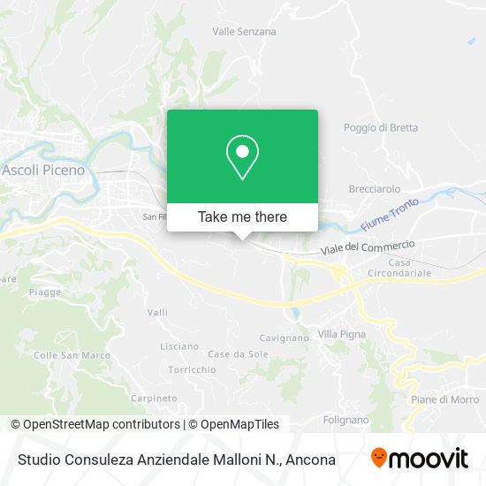 Studio Consuleza Anziendale Malloni N. map