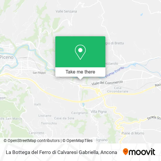 La Bottega del Ferro di Calvaresi Gabriella map