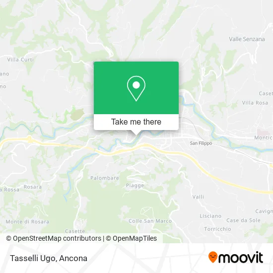Tasselli Ugo map