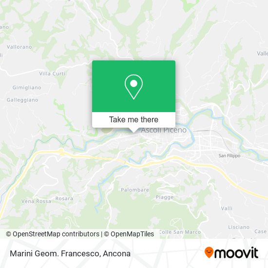 Marini Geom. Francesco map