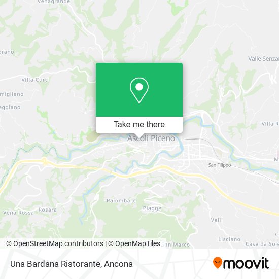 Una Bardana Ristorante map