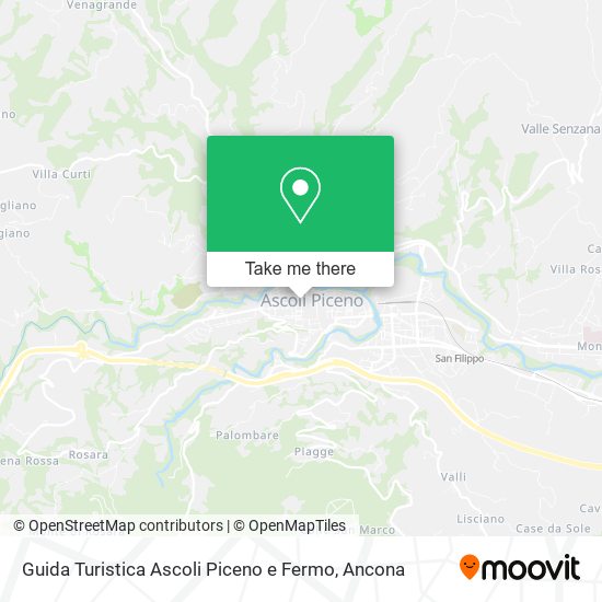 Guida Turistica Ascoli Piceno e Fermo map
