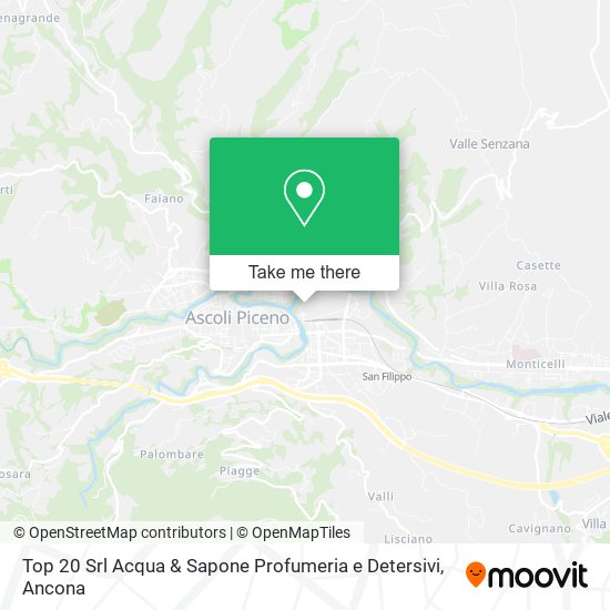 Top 20 Srl Acqua & Sapone Profumeria e Detersivi map