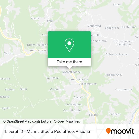 Liberati Dr. Marina Studio Pediatrico map