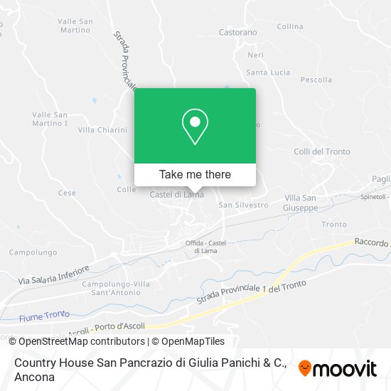 Country House San Pancrazio di Giulia Panichi & C. map