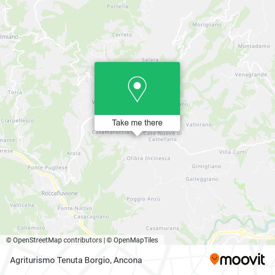 Agriturismo Tenuta Borgio map